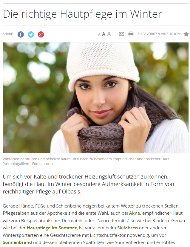 Dr. Okamoto, Hautarzt in Wien, informiert auf gesund.at über die richtige Hautpflege im Winter