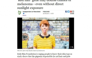 The Irish Skin Foundation comments on Dr. Okamoto’s research and urges people to know their skin type